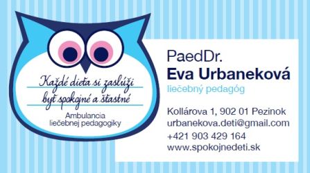 Logo zariadenia Ambulancia liečebnej pedagogiky - PaedDr.  Eva Urbaneková