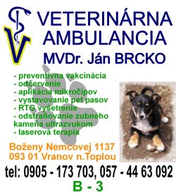 Logo zariadenia Veterinárna ambulancia dr. Brcko