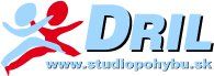 Logo zariadenia DRIL - štúdio pohybu - PhDr. Robert Baumann , dipl. fyz.