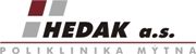 Logo zariadenia HEDAK, a.s. - Onkologická ambulancia - MUDr. Ľubica Sládkovičová