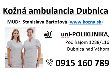Logo zariadenia Kožná ambulancia Dubnica - MUDr. Stanislava Bartošová