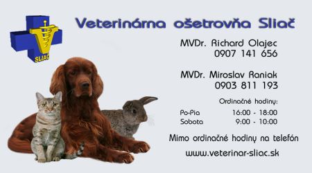 Logo zariadenia Veterinárna ošetrovňa Sliač - MVDr. Richard Olajec