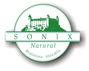 Logo zariadenia SONIX s.r.o. dovoz a distribúcia výrobkov z  Aloe Vera, propolisu....