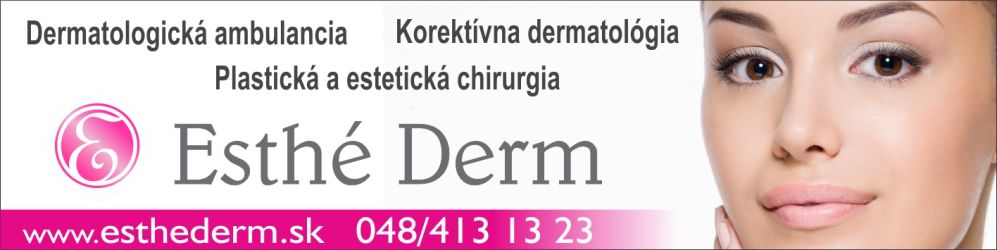 Logo zariadenia Esthé Derm, s.r.o.- dermatologická ambulancia, korektívna dermatológia, plastická chirurgia - MUDr. Marcela Slobodníková