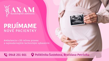 Logo zariadenia Gynekologicko-pôrodnícka ambulancia AXAM - MUDr.Ingrid Valaská