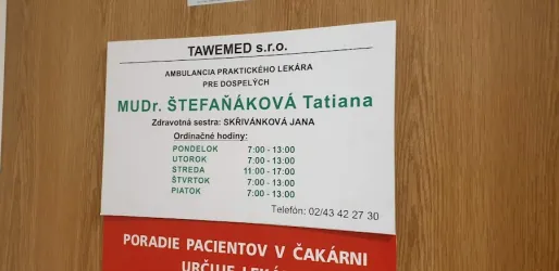 Fotografia miesta 1 od Všeobecný lekár pre dospelých - MUDr. Tatiana Štefaňáková
