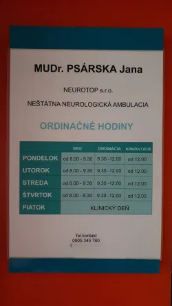 Fotografia miesta 1 od Neurologická ambulancia - MUDr. Jana Psárska (Neurotop, s.r.o.)