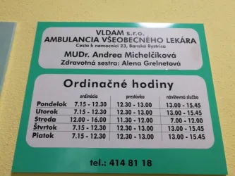 Fotografia miesta 2 od Praktický lekár pre dospelých - MUDr. Andrea Michelčíková