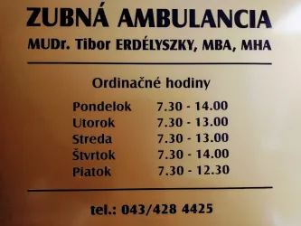 Fotografia miesta 3 od NZZ,MUDr.Tibor Erdélyszky, stomatológ