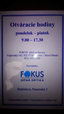 Fotografia miesta 2 od FOKUS očná optika