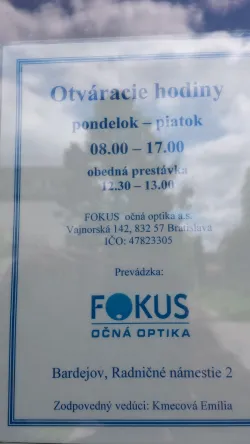 Fotografia miesta 5 od FOKUS očná optika