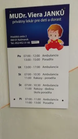 Fotografia miesta 1 od Pediatrik-VJ, s.r.o. - všeobecný lekár pre deti a dorast - MUDr. Viera Janku