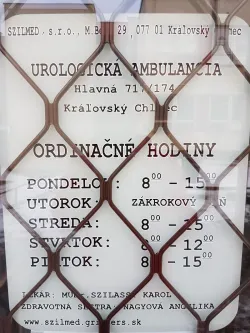 Fotografia miesta 1 od Urologická ambulancia - SZILMED,s.r.o. - MUDr. Karol Szilassy