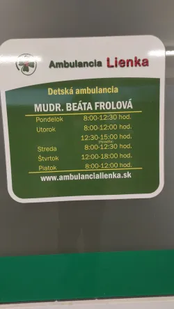 Fotografia miesta 1 od Všeobecná ambulancia pre deti a dorast, MUDr. Beáta Frolová, (Ambulancia Lienka s.r.o.)