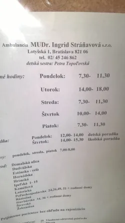 Fotografia miesta 1 od Všeobecná ambulancia pre deti a dorast - MUDr. Ingrid Stráňavová