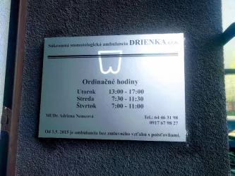 Fotografia miesta 1 od Súkromná zubná ambulancia Drienka, (Drienka s.r.o. - MUDr. Adriena Nemcová)