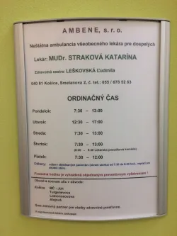 Fotografia miesta 3 od Ambulancia všeobecného lekára pre dospelých, interná a geriatrická amb. Ambene, s.r.o. - MUDr. Katarína Straková