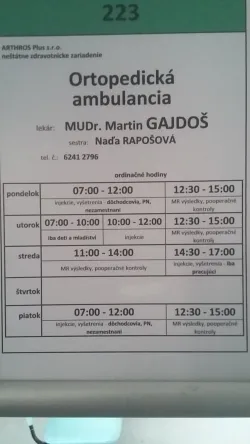 Fotografia miesta 2 od Ortopedická ambulancia - MUDr. Martin Gajdoš
