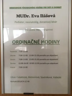 Fotografia miesta 1 od Ambulancia všeobecného lekára pre deti a dorast - MUDr. Eva Ilášová