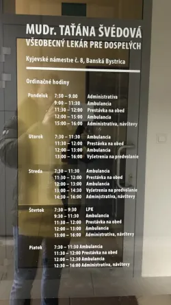 Fotografia miesta 1 od Ambulancia všeobecného lekára pre dospelých - MUDr. Taťána Švédová