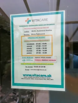 Fotografia miesta 1 od Všeobecná ambulancia pre dospelých, VITACARE, s.r.o. - MUDr. Anežka Kučerová