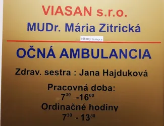 Fotografia miesta 2 od Očná ambulancia - MUDr. Mária Zitrická