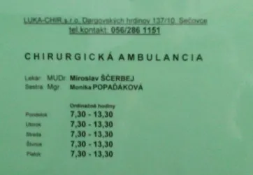 Fotografia miesta 1 od Chirurgická ambulancia (LUKA-CHIR,s.r.o. ) - MUDr. Tomáš Bumbera