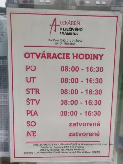 Fotografia miesta 7 od Lekáreň U LIEČIVÉHO PRAMEŇA - ZAPHARM, spol. s.r.o. - Mgr. Klaudia Piovárová