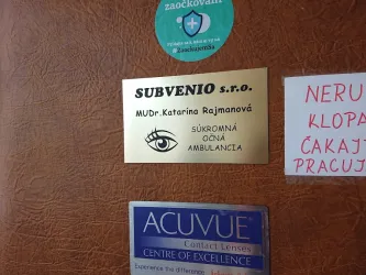 Fotografia miesta 2 od Očná ambulancia - MUDr. Katarína Rajmanová