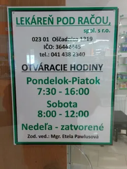 Fotografia miesta 5 od Lekáreň POD RAČOU - Mgr. Etela Pawlusová