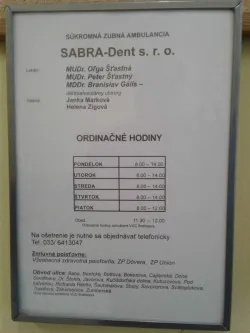 Fotografia miesta 3 od Zubná ambulancia SABRA-Dent s. r. o. - MUDr. Oľga Gálisová