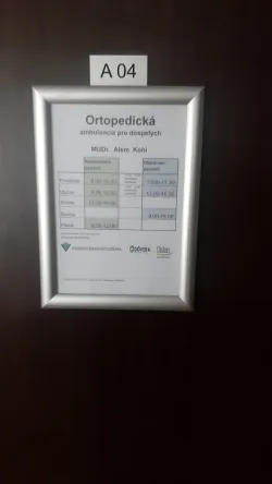 Fotografia miesta 1 od Ortopedická ambulancia - MUDr. Alem Kohi