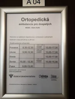 Fotografia miesta 2 od Ortopedická ambulancia - MUDr. Alem Kohi