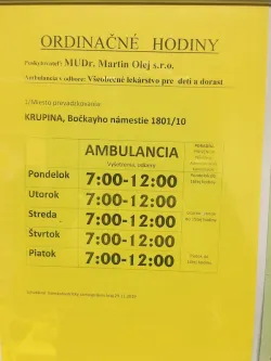 Fotografia miesta 6 od Všeobecná ambulancia pre deti a dorast - MUDr. Martin Olej