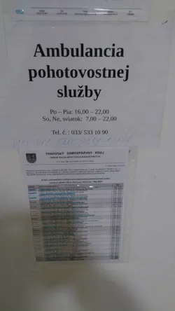 Fotografia miesta 6 od Ambulantná pohotovostná služba pre dospelých Hlohovec, (Mestská poliklinika Hlohovec, s.r.o.)