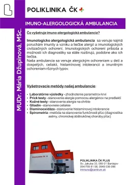 Fotografia miesta 9 od Imunoalergologická ambulancia - MUDr. Mária Džupinová MSc.