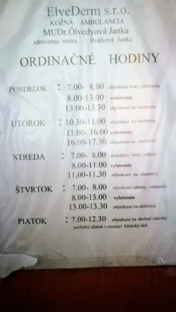 Fotografia miesta 2 od ElveDerm s.r.o -Dermatovenerologická  ambulancia - MUDr. Janka Ölvedyová
