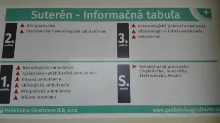 Fotografia miesta 8 od USG ( ultrazvukové ) pracovisko - MUDr. Ľubomír Guľa (Poliklinika Giraltovce ILB, s.r.o.)