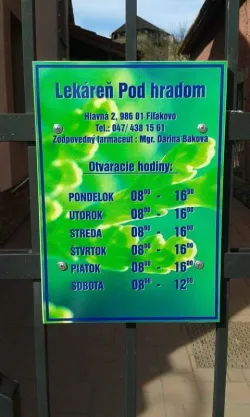 Fotografia miesta 1 od Lekáreň Pod hradom - PharmDr. Darina Baková