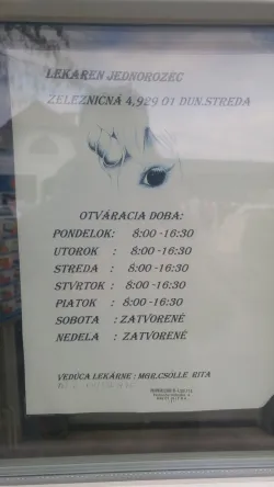 Fotografia miesta 3 od Lekáreň Jednorožec - Mgr. Rita Csölle