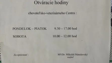 Fotografia miesta 3 od Veterinárna ambulancia chovateľsko-veterinárneho centra Bardejov - MVDr. Mikuláš Matušovský