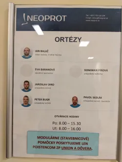 Fotografia miesta 7 od NEOPROT, spol. s r. o. - Výdajňa ortopedickoprotetických zdravotníckych pomôcok - Bratislava