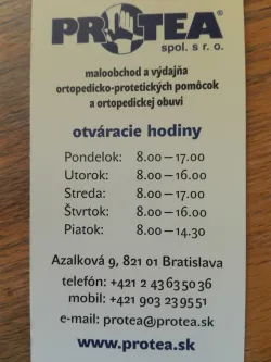 Fotografia miesta 8 od Výdajňa ortopedicko-protetických zdravotníckych pomôcok - PROTEA, spol. s r.o. - Eva Sandnerová