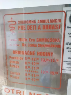 Fotografia miesta 1 od Všeobecná ambulancia pre deti a dorast - MUDr. Eva Gombošová