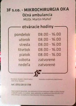 Fotografia miesta 10 od Oftalmologická-očná ambulancia - MUDr. Gabriela Glinská, (PROOKO, spol. s r.o.)