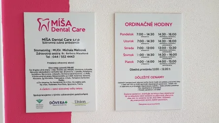 Fotografia miesta 5 od Ambulancia zubného lekárstva -  MÍŠA Dental Care s.r.o. - MUDr. Michala Melnová