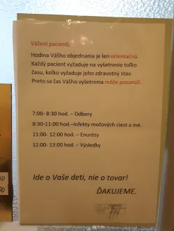 Fotografia miesta 2 od Nefrologická ambulancia / ambulancia pediatrickej nefrológie  - MUDr. Tatiana Fajčíková, FAMED, s.r.o.