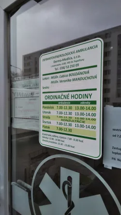 Fotografia miesta 2 od Dermatovenerologická ambulancia - MUDr. Bogdánová Ľubica, Derma-Medica s.r.o.