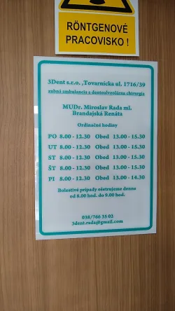 Fotografia miesta 1 od Ambulancia zubného lekárstva - MUDr. Miroslav Rada ml., 3 Dent s.r.o.