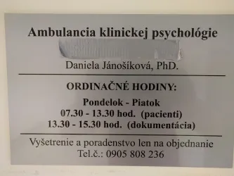 Fotografia miesta 5 od Ambulancia klinickej psychológie, Mgr. Daniela Jánošíková, PhD.